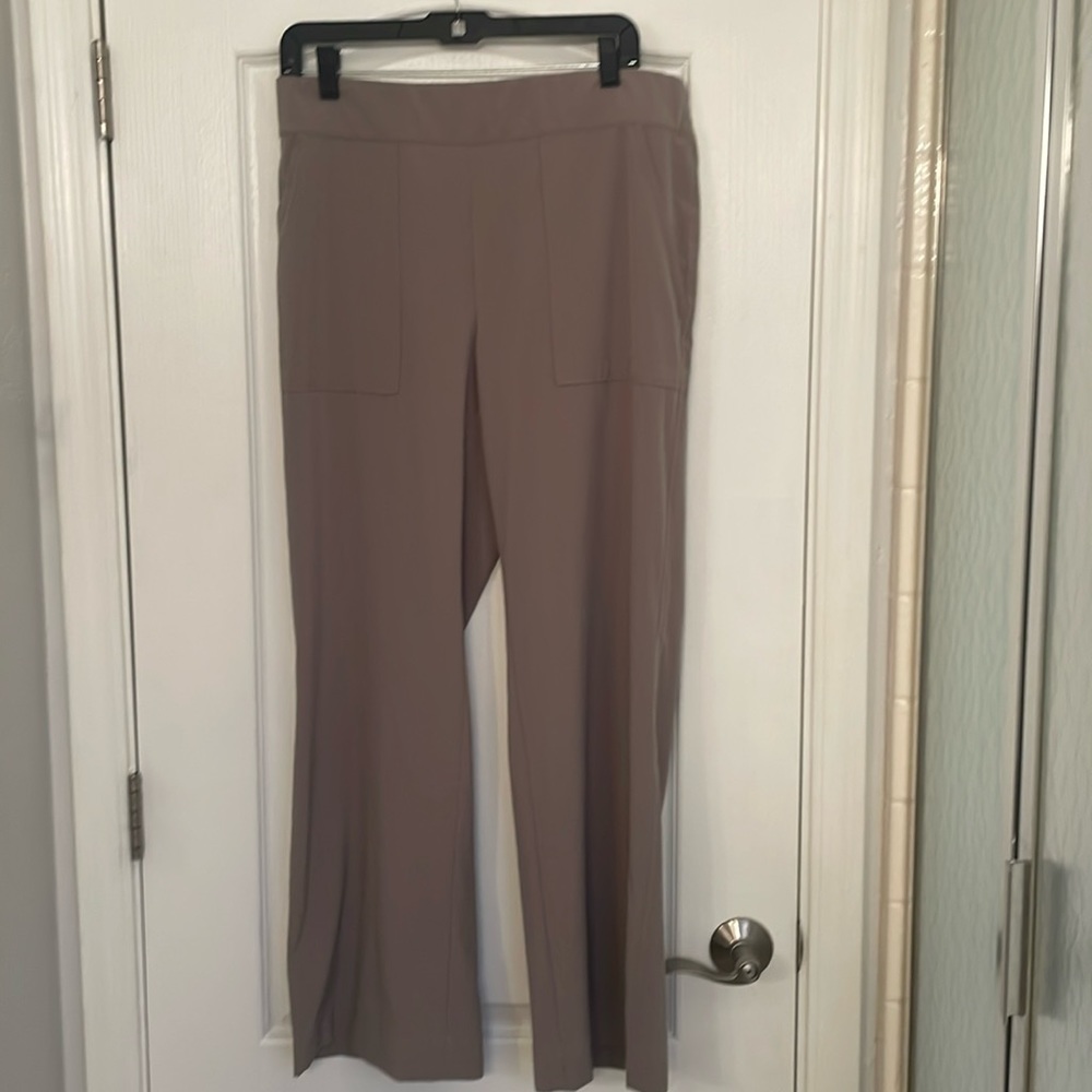 Athleta wide leg pants.